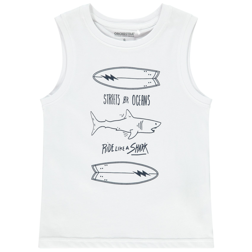 Camiseta sin mangas motivo tiburón/surf Main Camiseta sin mangas motivo tiburón/surf