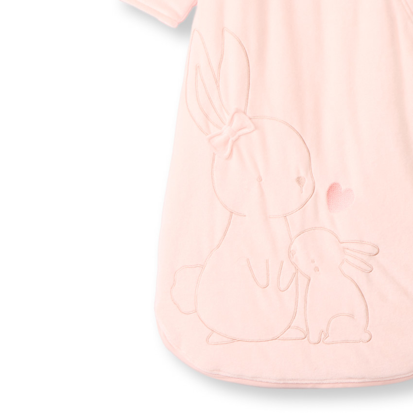 Saquito de dormir con conejitos y mangas desmontables TOG 3 para niña.  Additional Saquito de dormir con conejitos y mangas desmontables TOG 3 para niña.