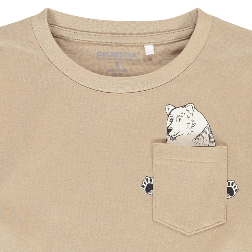 Camiseta manga larga print animal Main Camiseta manga larga print animal