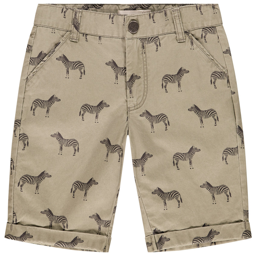 Bermudas print cebras 