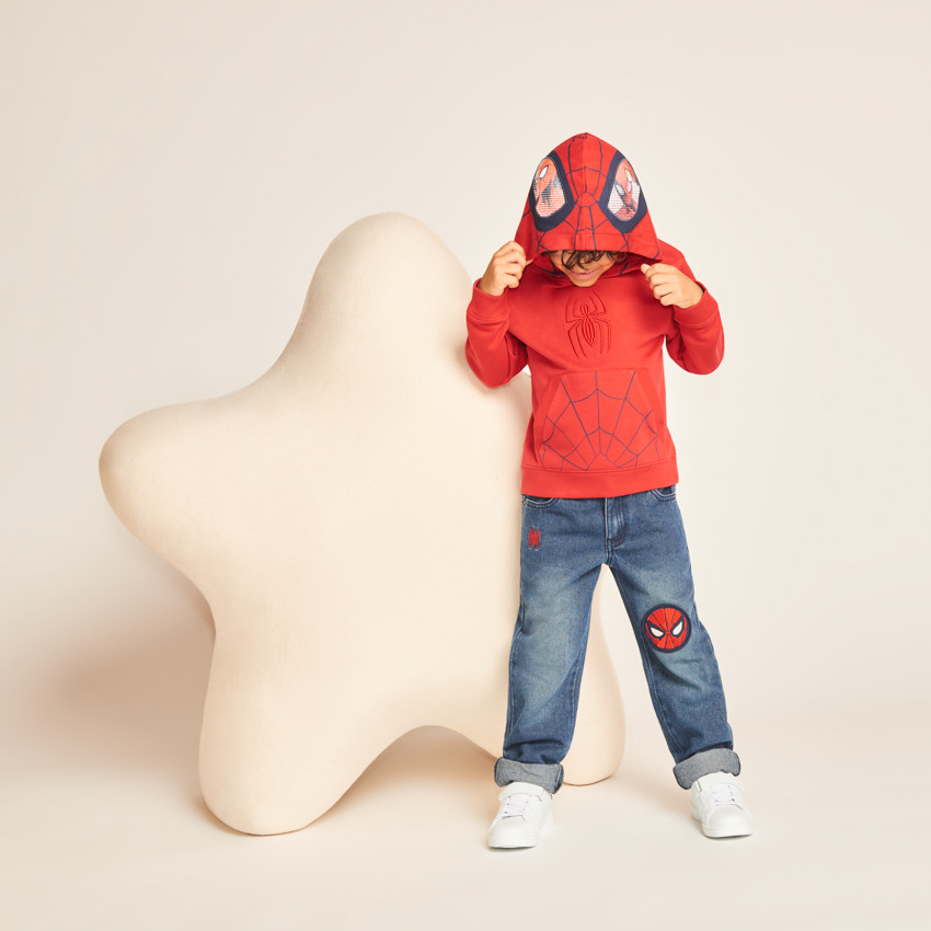 Sudadera de felpa divertida de Spider-Man Marvel para niño 