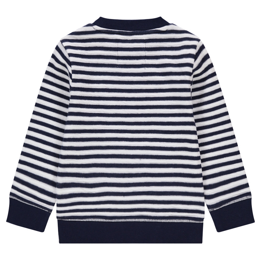 Sudadera de punto de fantasía con rayas y logo ©Warner Superman de rizo 