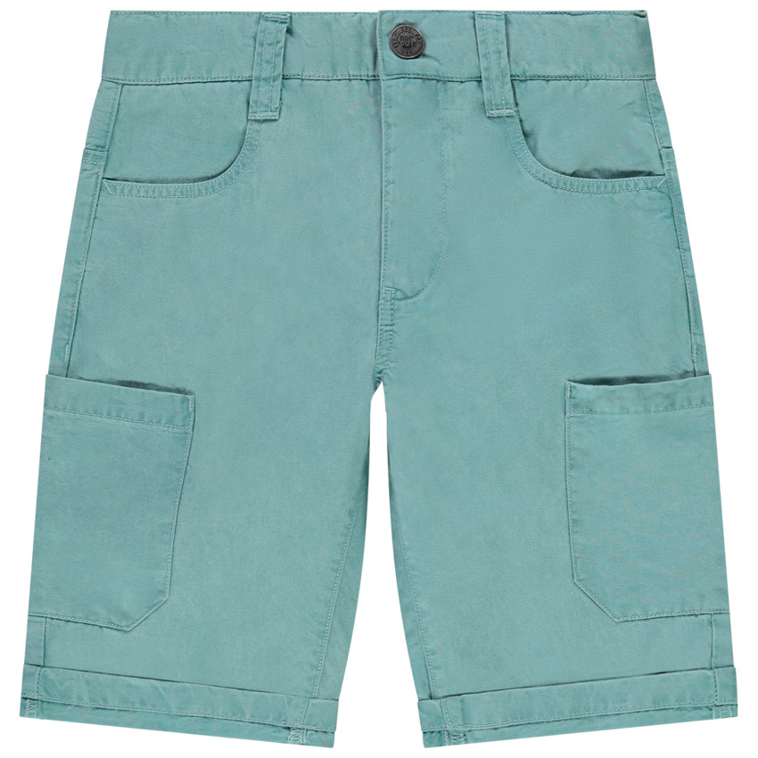 Bermudas de algodón liso para niño  Additional Bermudas de algodón liso para niño