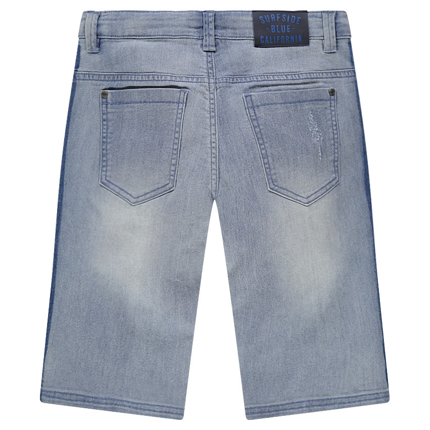 Júnior - Bermudas vaqueras con bandas más oscuras en los laterales 
