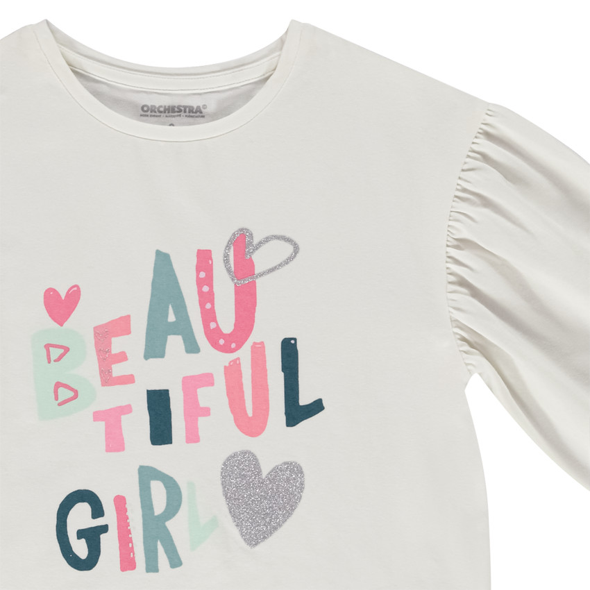 Pijama de 2 piezas en jersey para niña 