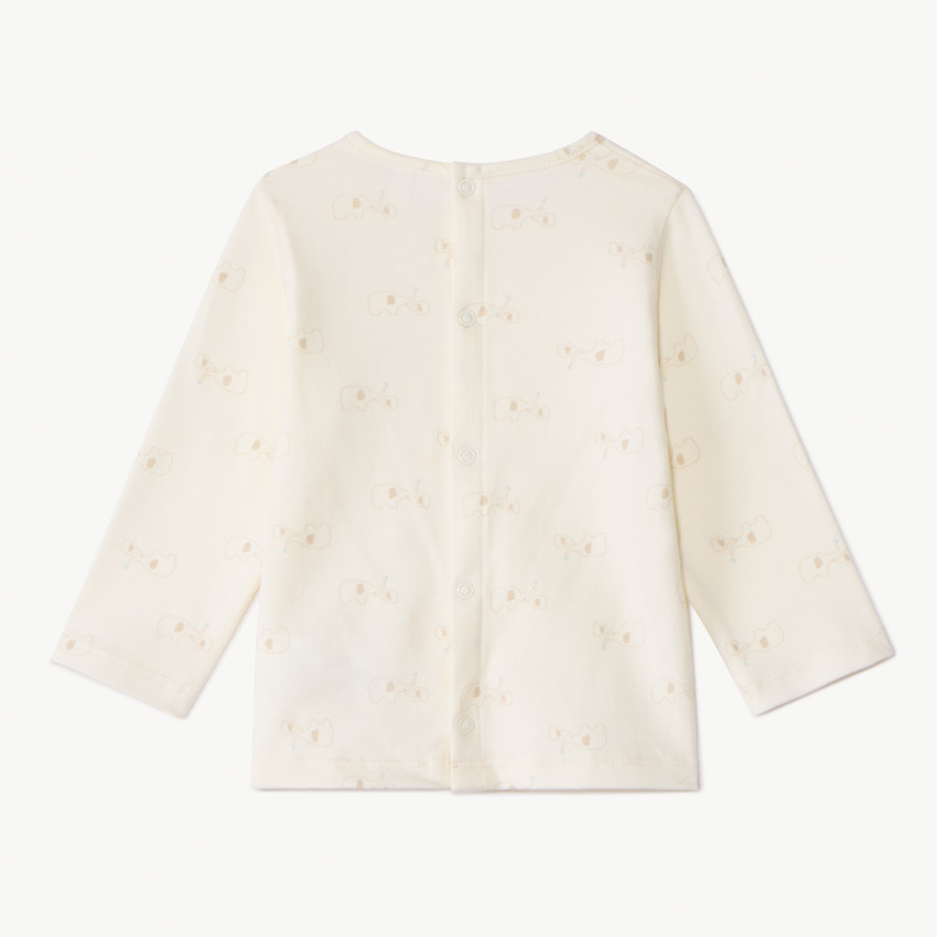 Conjunto de 2 piezas con peto para bebé niño 