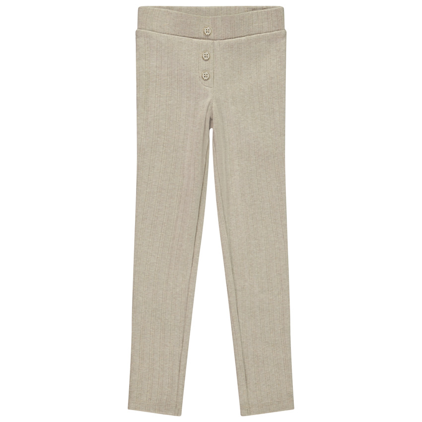 Pantalones cortos de punto con botones decorativos para niña 