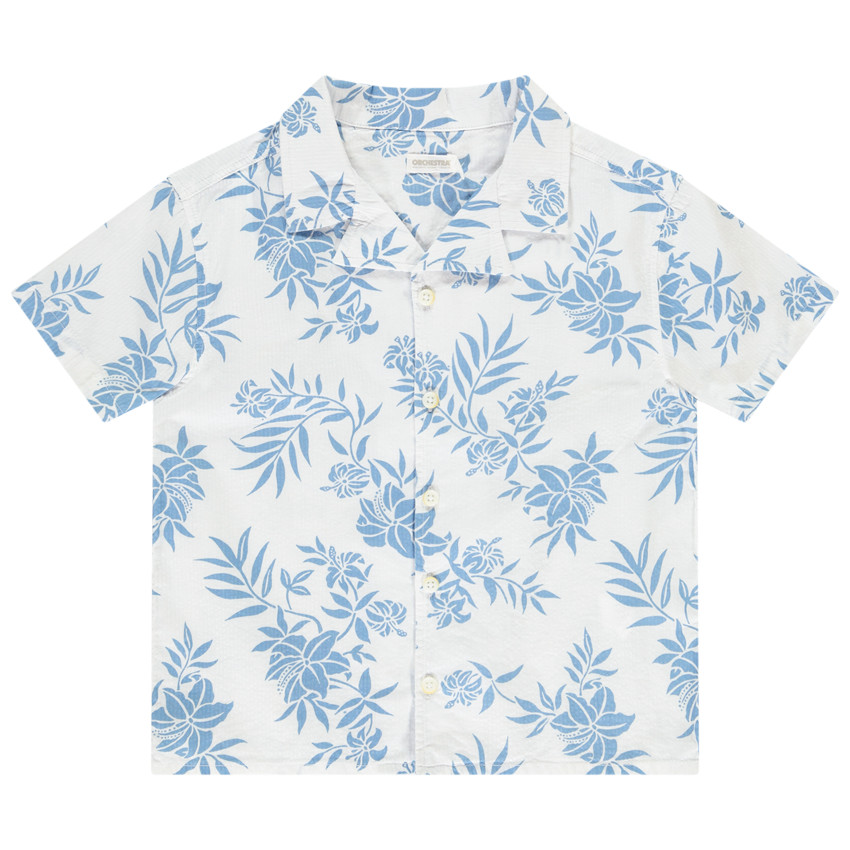 Camisa de manga corta con estampado de hojas para niño  Additional Camisa de manga corta con estampado de hojas para niño