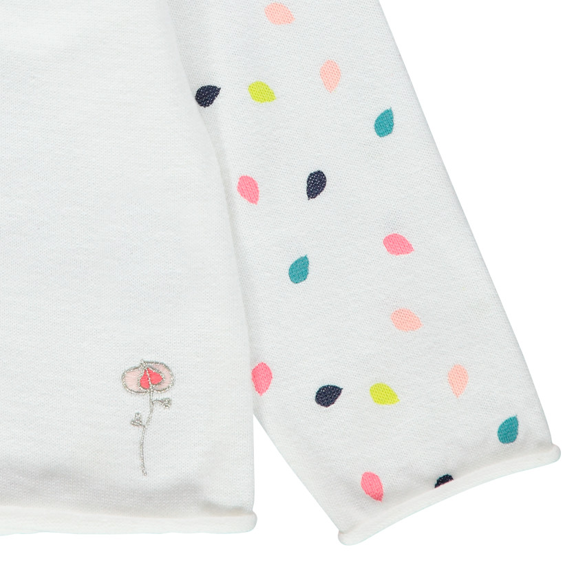 Gilet en tricot à pois colorés  Additional Gilet en tricot à pois colorés