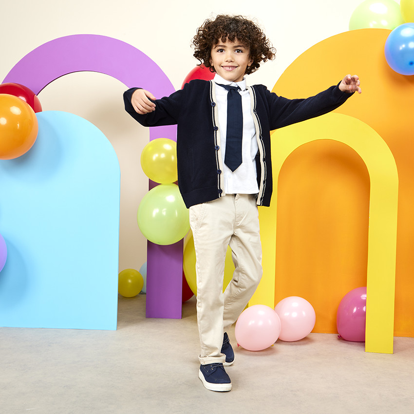 Camisa de ceremonia con corbata para niño 