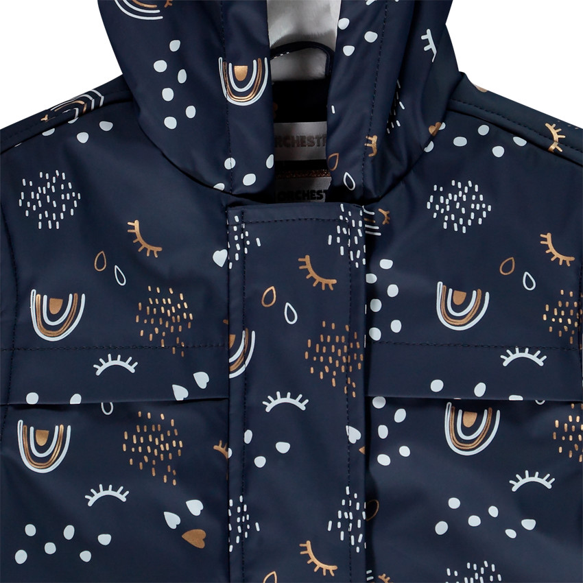 Parka de goma forro sherpa 