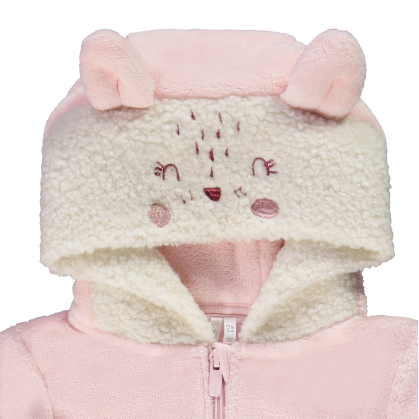 Sobrepijama biche en sherpa para bebé niña  Additional Sobrepijama biche en sherpa para bebé niña