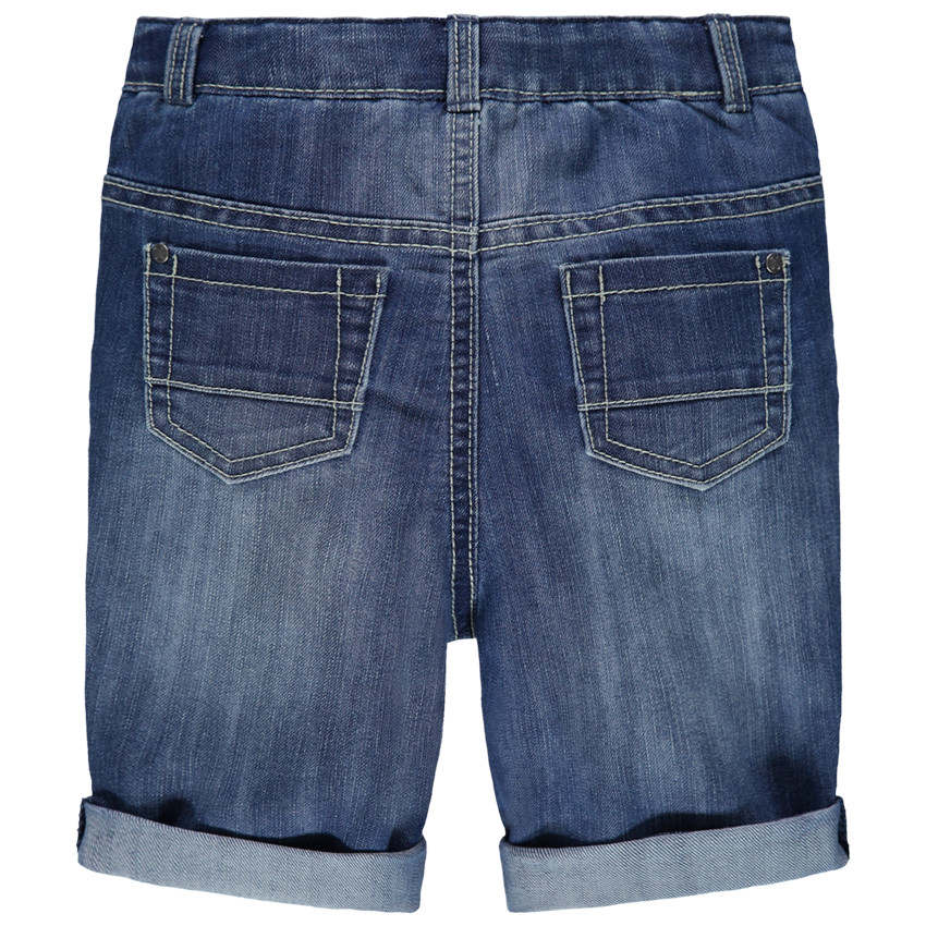 Bermudas de jean efecto desgastado para bebé niño 