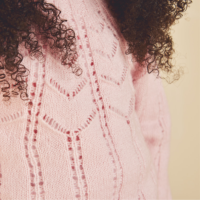 Jersey calado para niña 