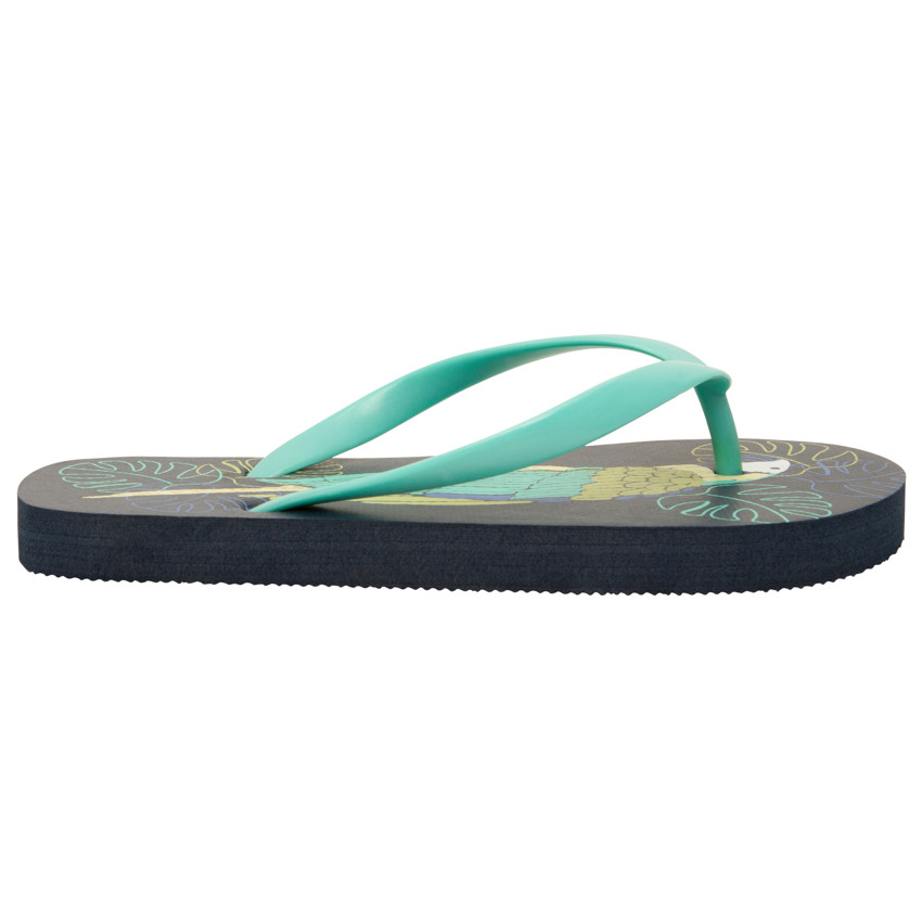 Tongs estampadas de loro para niño con tira según la edad 