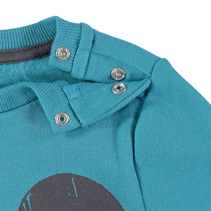 Sudadera de felpa lisa con estampado de Mickey Disney 