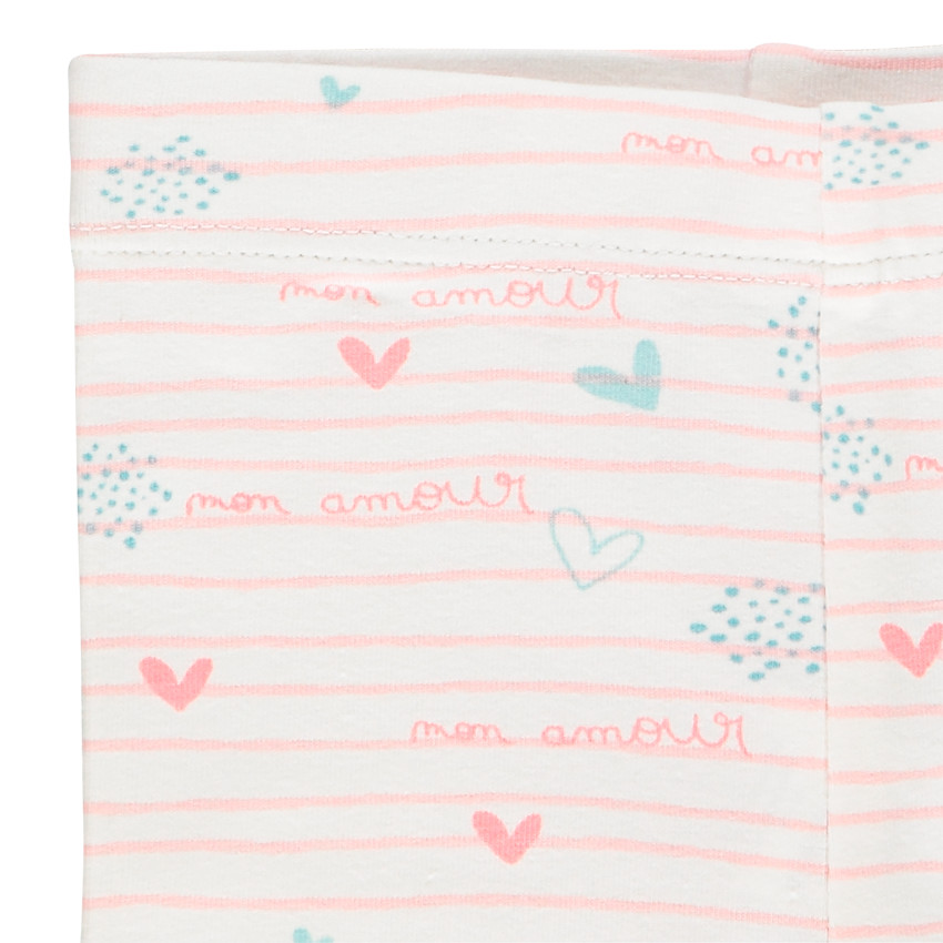 Conjunto 3 piezas estampado conejito 