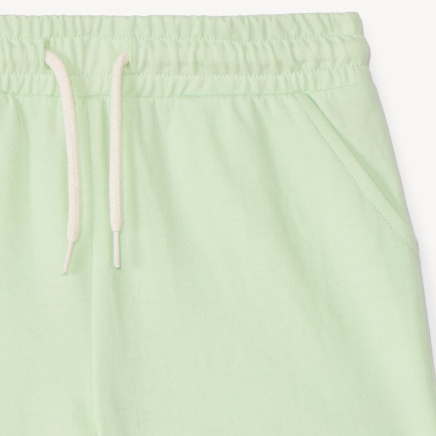 Pantalón corto de punto en color liso para niña 