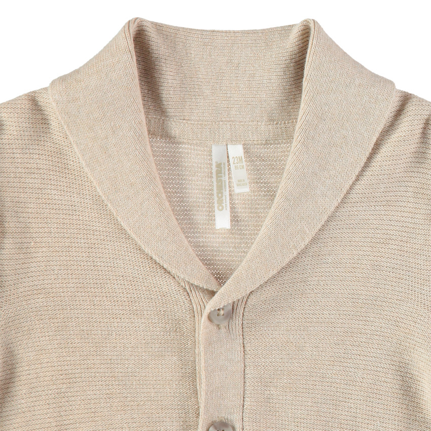 Chaqueta de punto con cuello de chal  Additional Chaqueta de punto con cuello de chal
