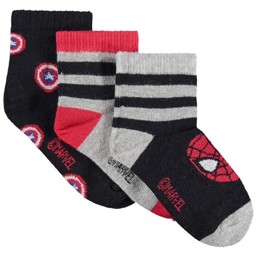 juego de 3 pares de calcetines Marvel 