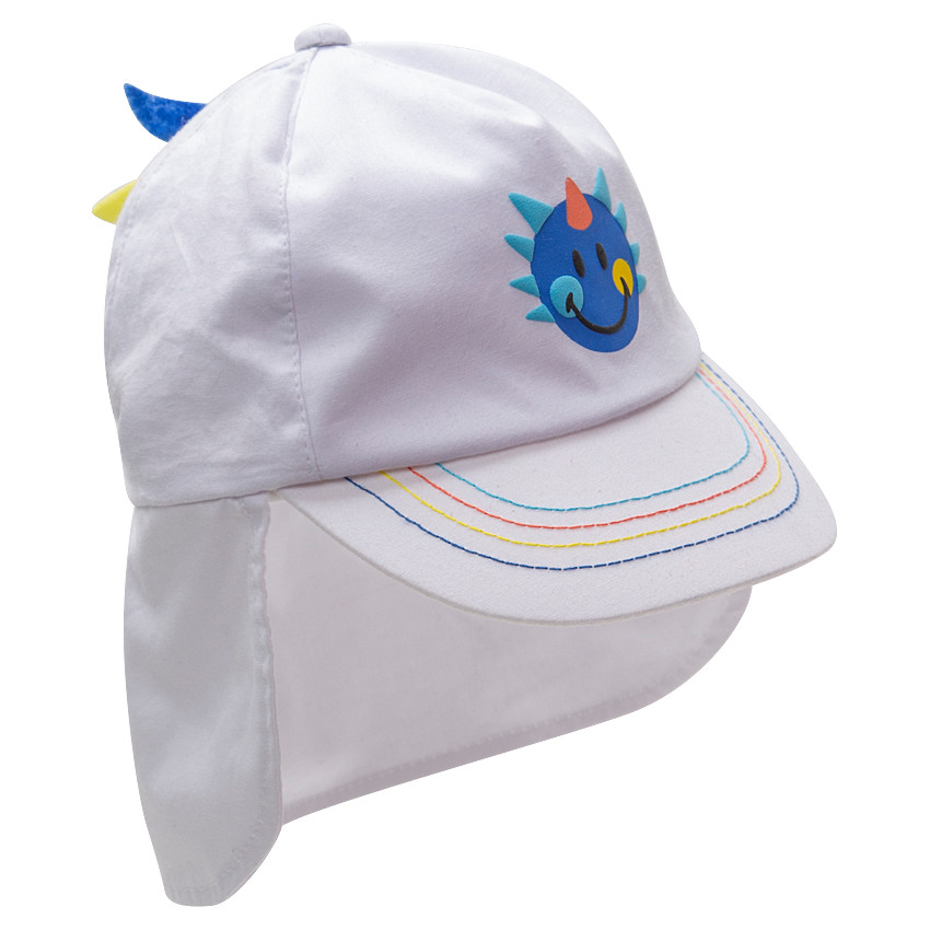 Gorra con protector de nuca y estampado ©Smiley 