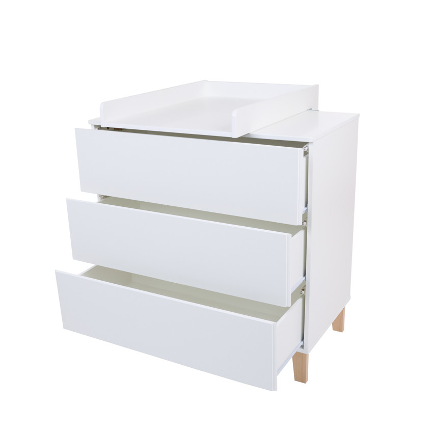 Cambiador blanco para cómoda Noah 2.0/Charlie/Mae 