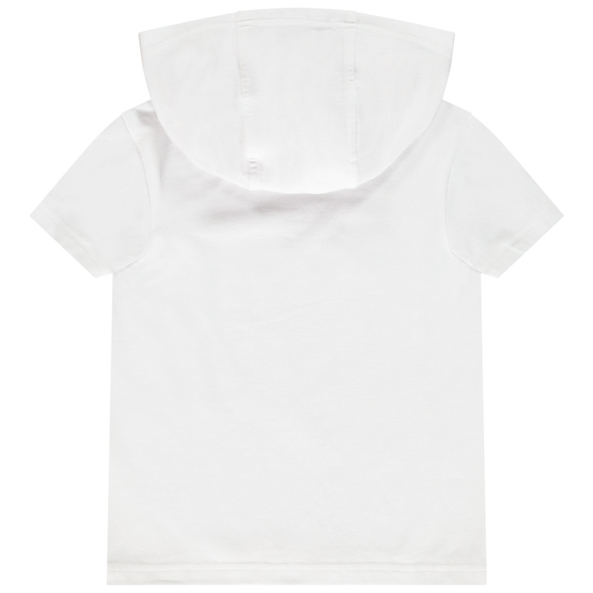 Camiseta manga corta capucha 