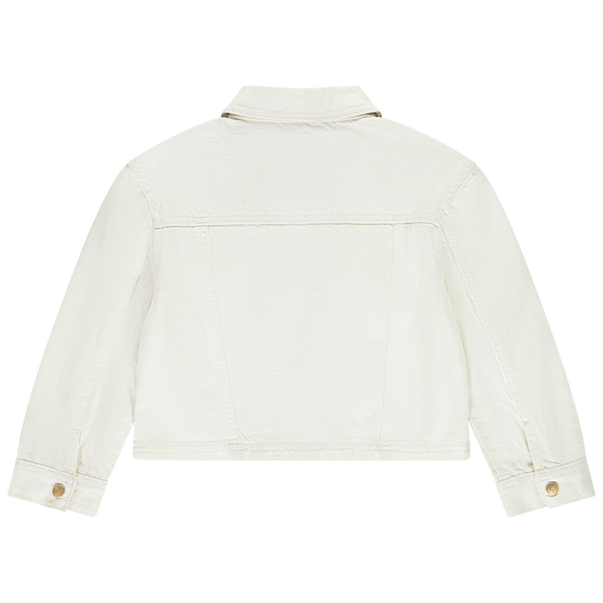 Chaqueta corta de vaquero con remaches para niña 