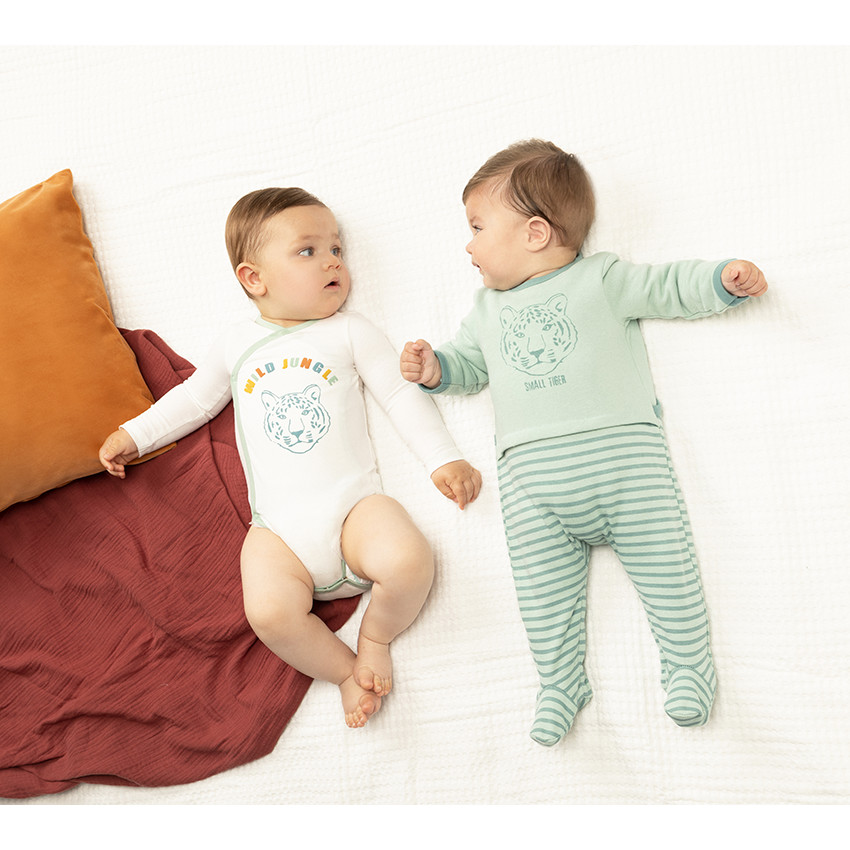 Lot de 5 bodies imprimé tigre  