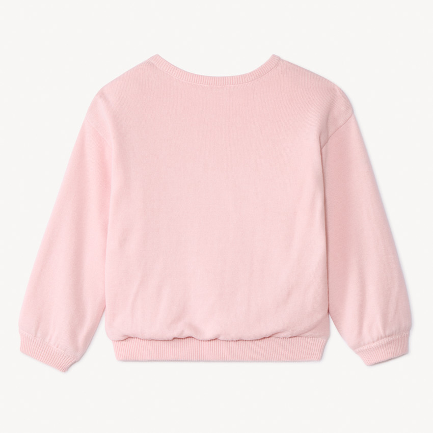 Jersey de punto con motivos bordados para bebé niña 