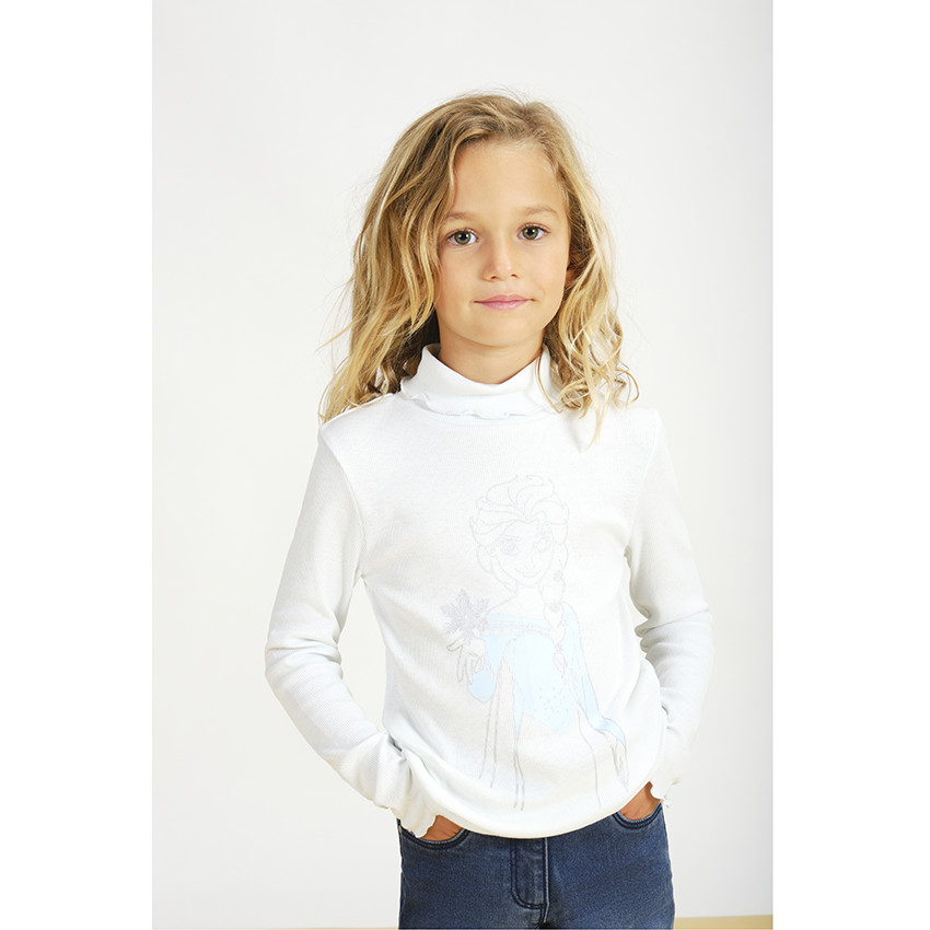 Camiseta cuello cisne niña 2025