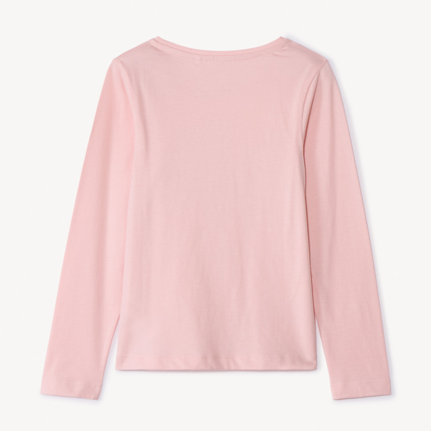 Camiseta de manga larga con estampado fantasía niña 