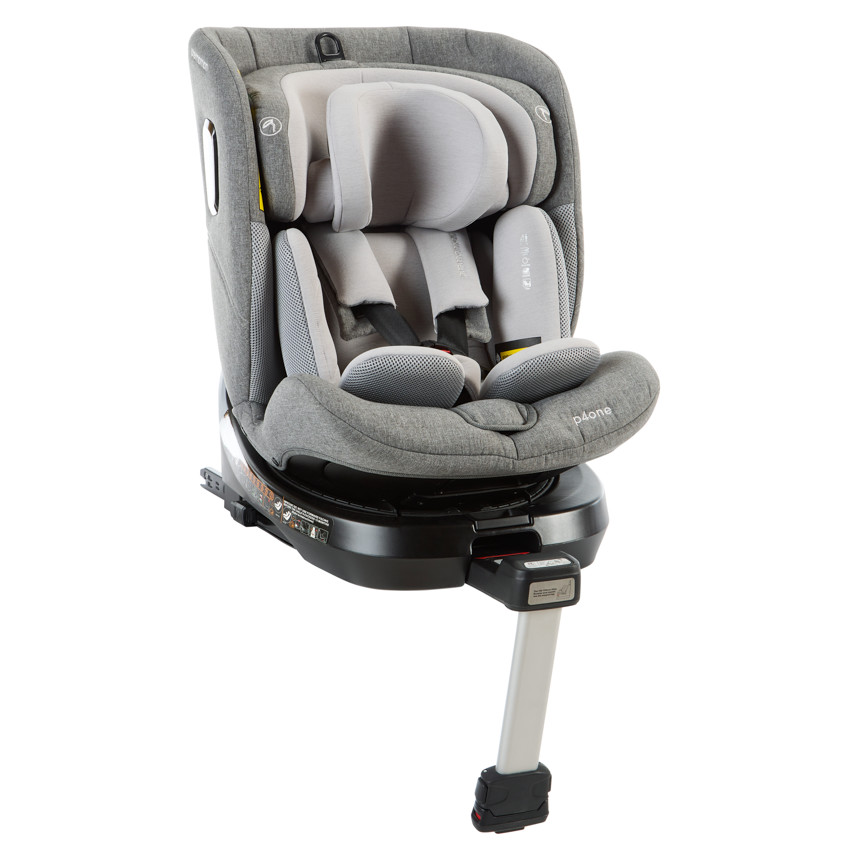 Silla de coche giratoria i-Size 40-150 cm P4One Xelium gris  Additional Silla de coche giratoria i-Size 40-150 cm P4One Xelium gris