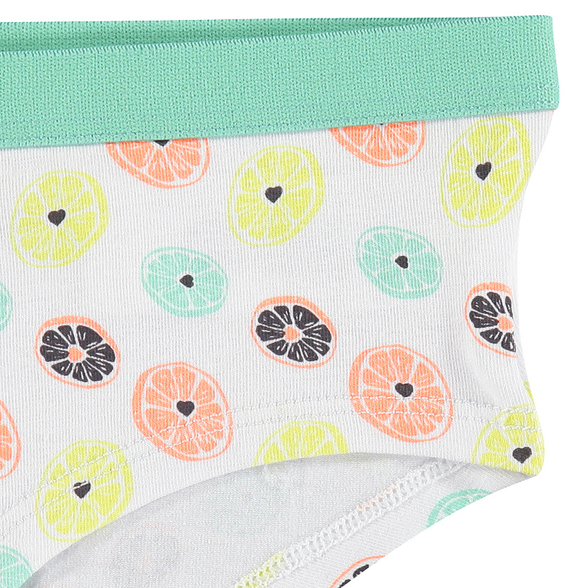 Lote de 3 shorties con estampado con estampado de fruta 