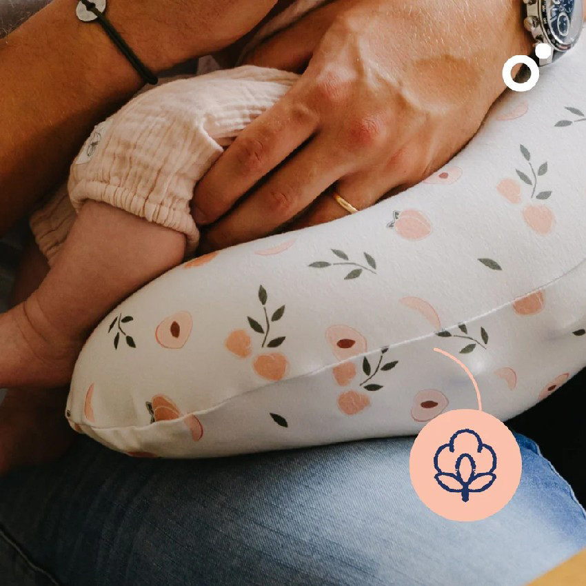 COUSSIN D'ALLAITEMENT SOFTY PEACHES 