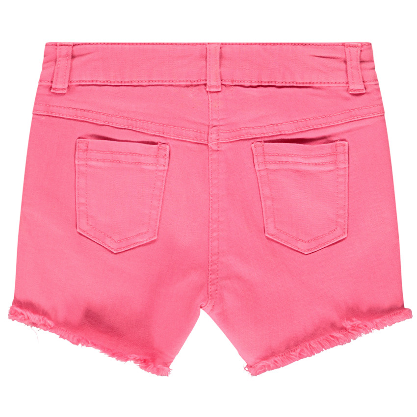 Short denim rose pour fille 