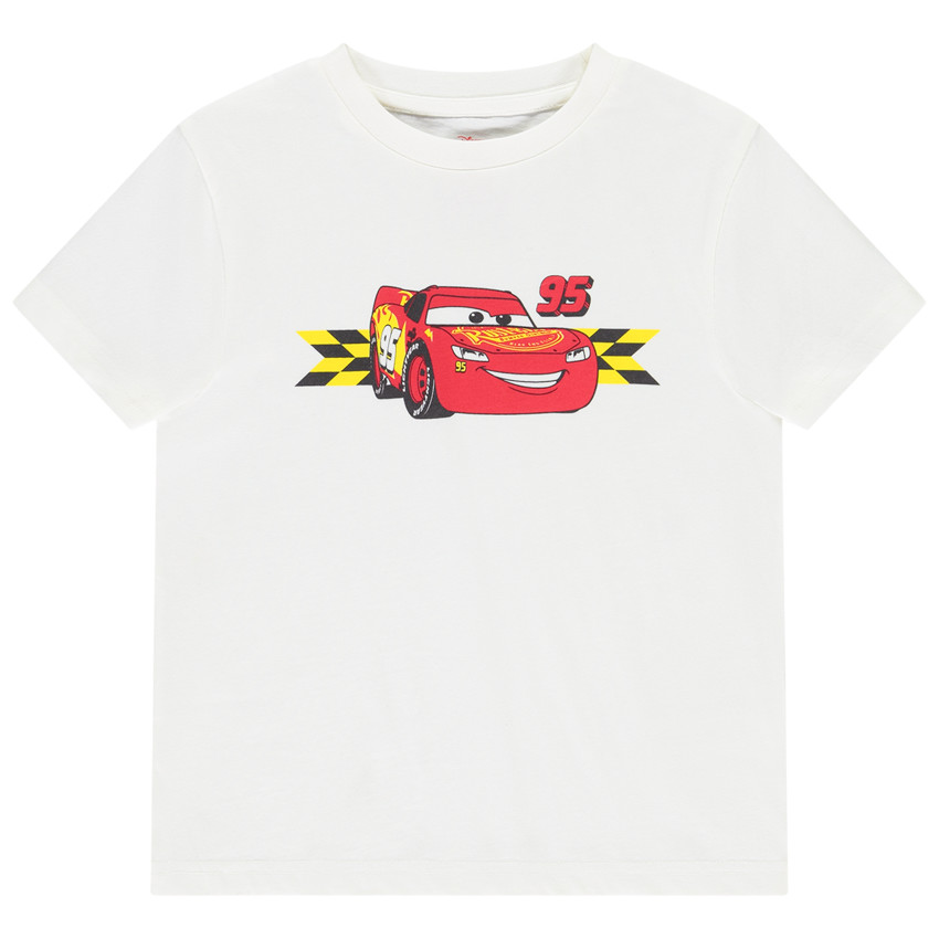 Camiseta de manga corta con estampados Cars Disney para niño 