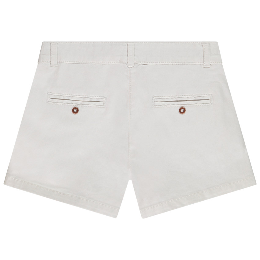 Short de sarga con bolsillos con volantes para niña  Additional Short de sarga con bolsillos con volantes para niña