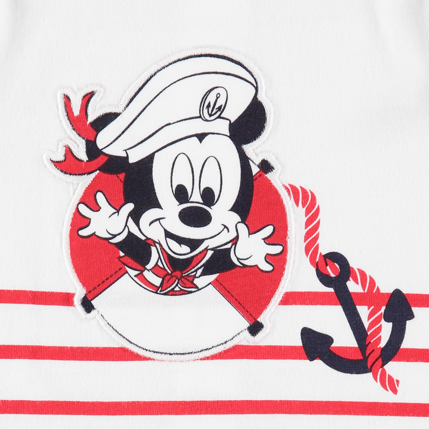 Conjunto de camiseta de Mickey Disney y bermudas tipo chándal 