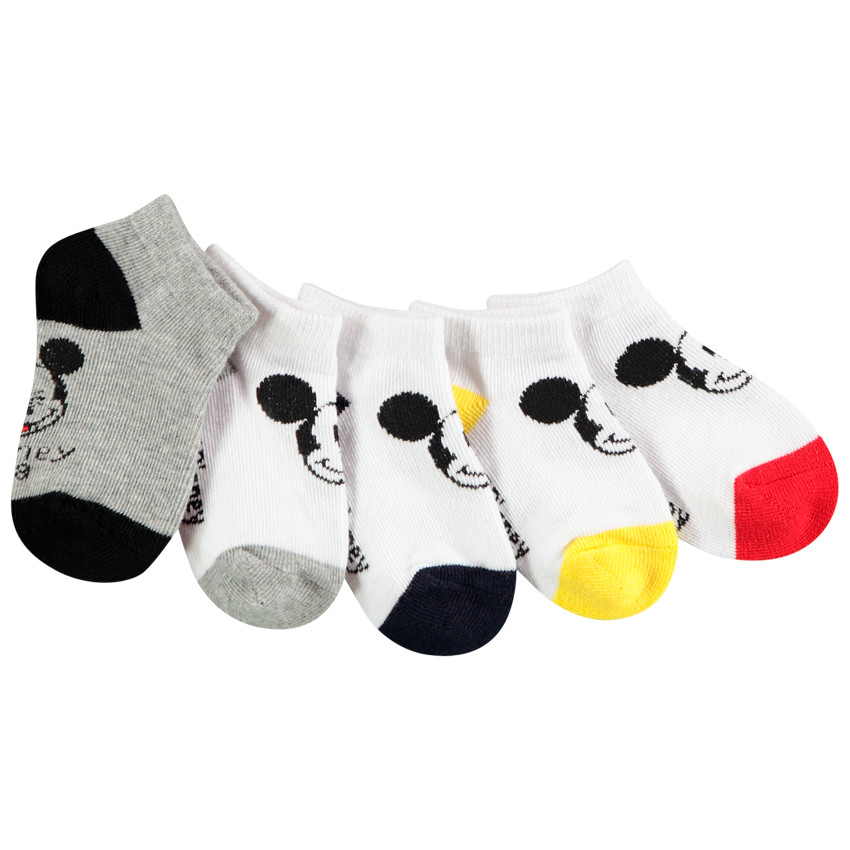 Pack de 5 pares de calcetines cortos Mickey Disney  Additional Pack de 5 pares de calcetines cortos Mickey Disney