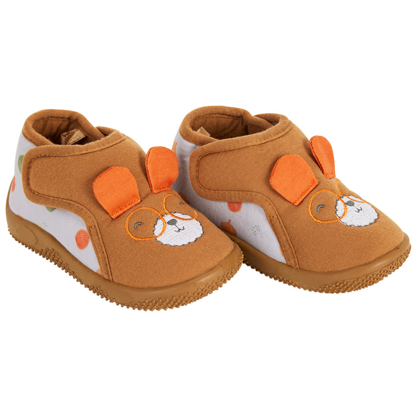 Patucos divertidos de ardilla para bebé niño 