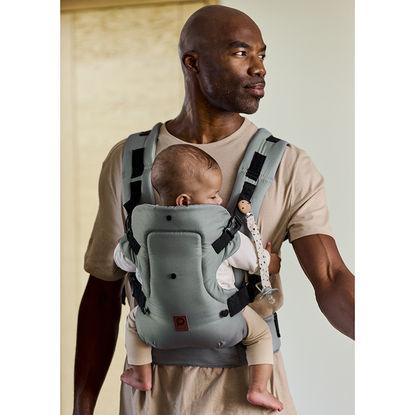 Porta-bebé Willy con 4 posiciones - Kaki 