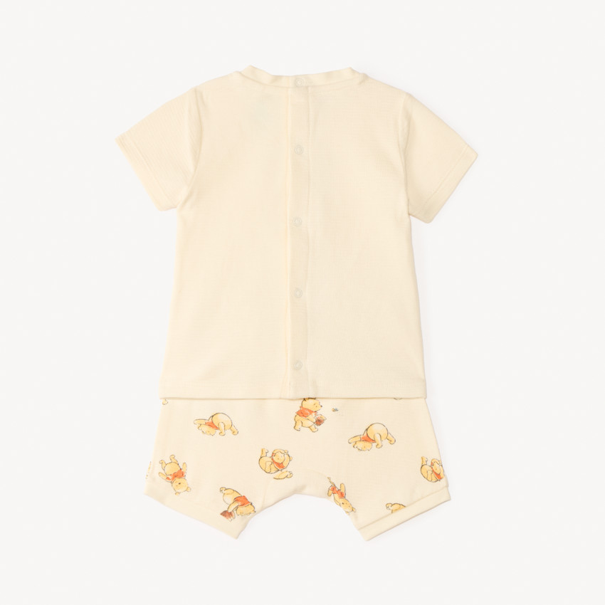 Conjunto de 2 piezas camiseta + pantalones cortos Winnie the Pooh Disney para bebé niño 