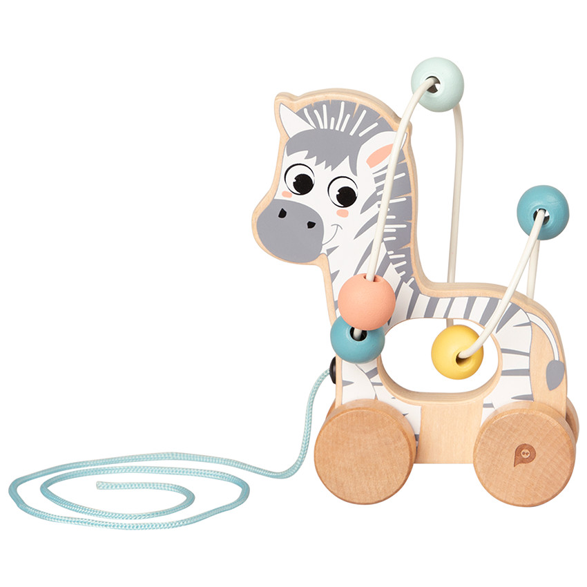 Ábaco cebra con ruedas - Crazy colors 2.0 