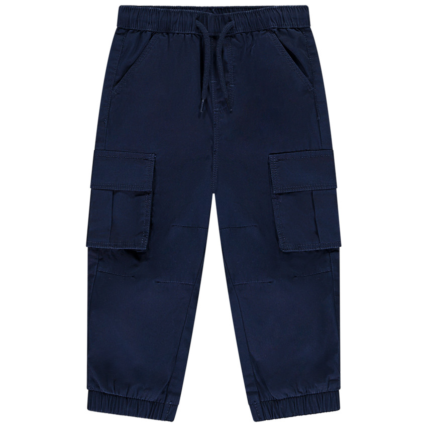 Pantalón cargo de tela para bebé niño 