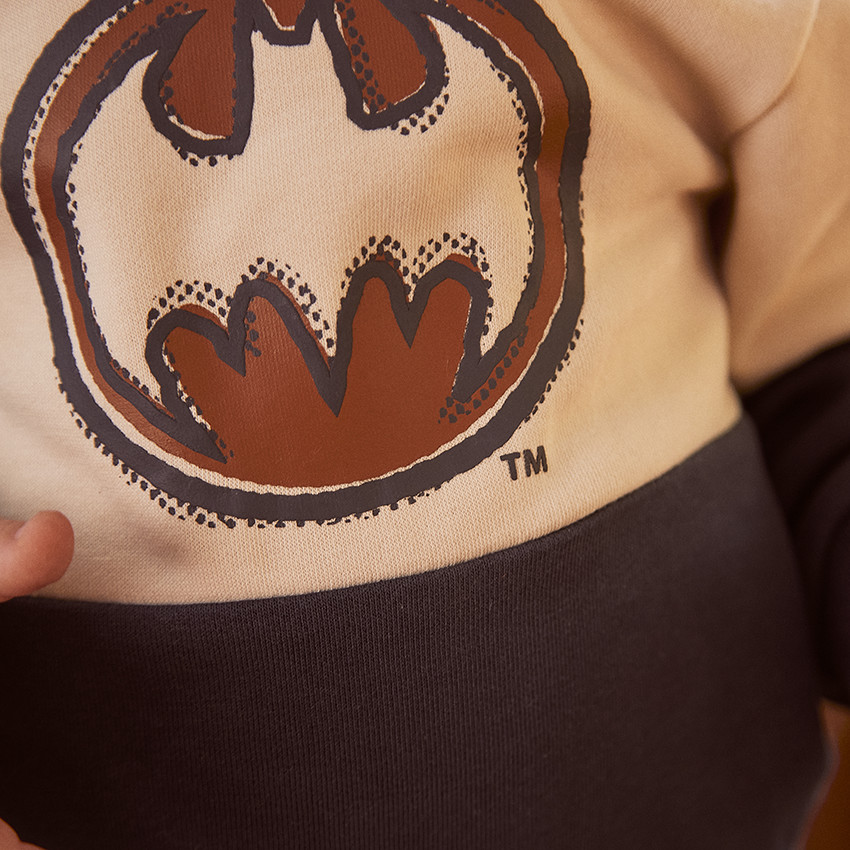 Conjunto de sudadera Batman Warner y pantalones de chándal para bebé niño 