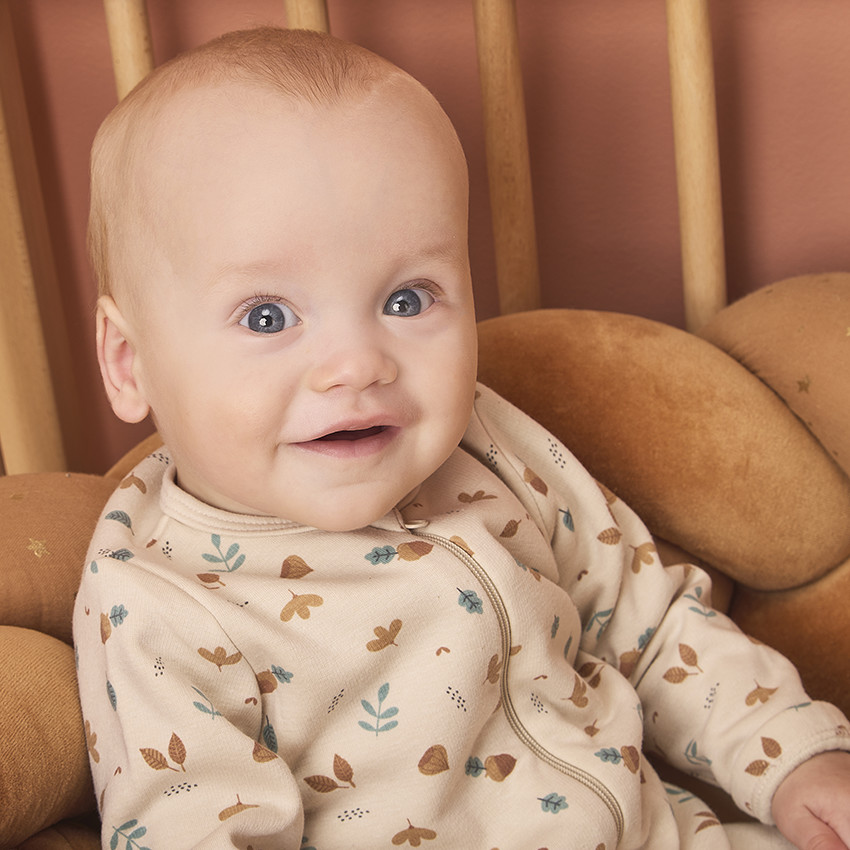 Pack de 2 peleles zippados y contrecollados para bebé niño 