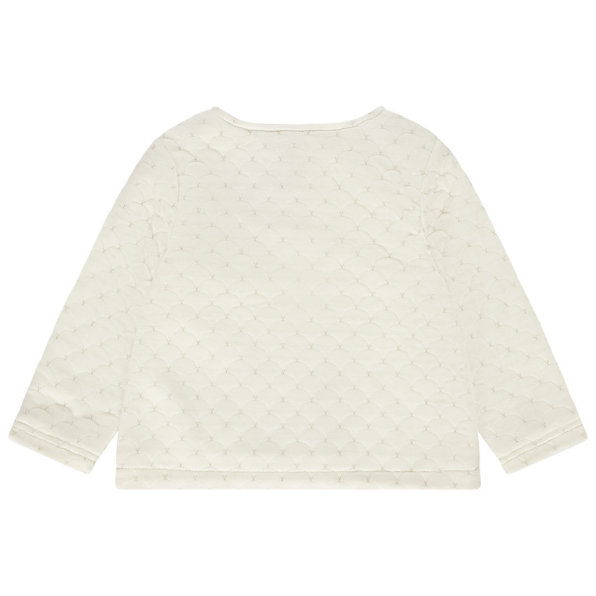 Chaqueta de felpa con diseño para bebé niña 