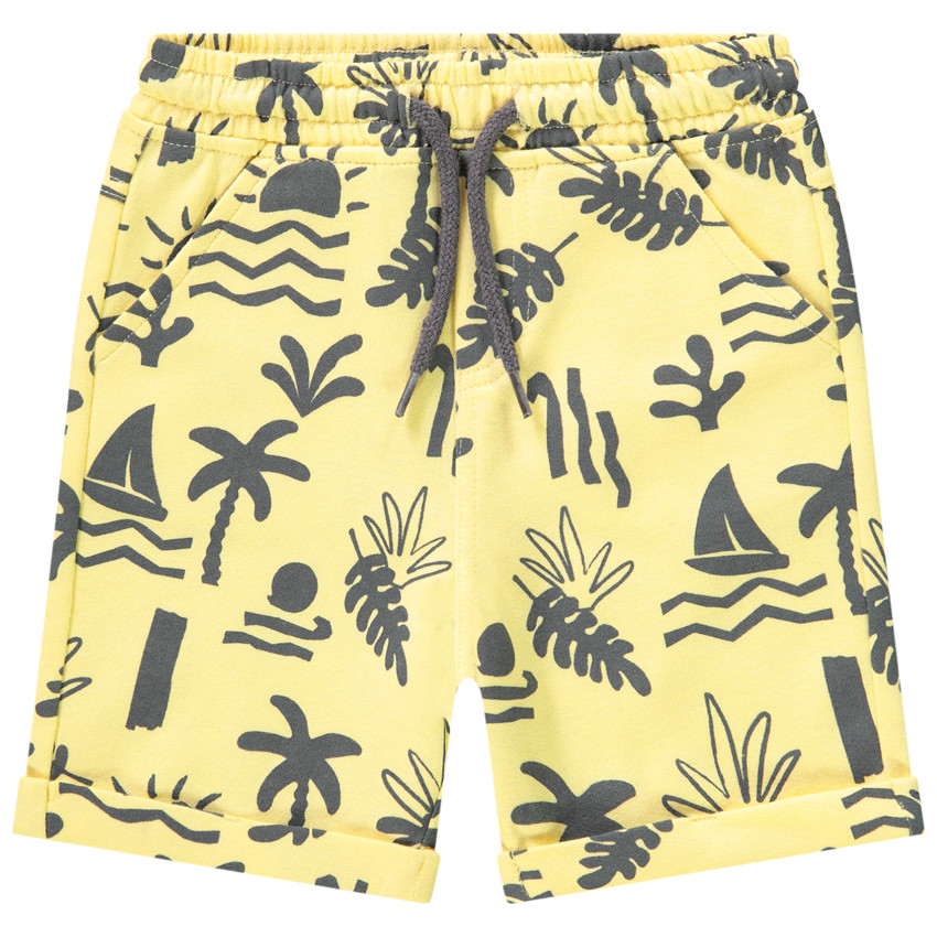 Bermudas de felpa estampadas para bebé niño 