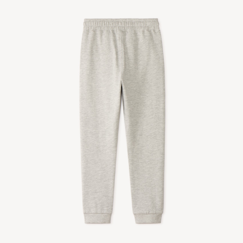 Pantalón de chándal niña de felpa lisa 